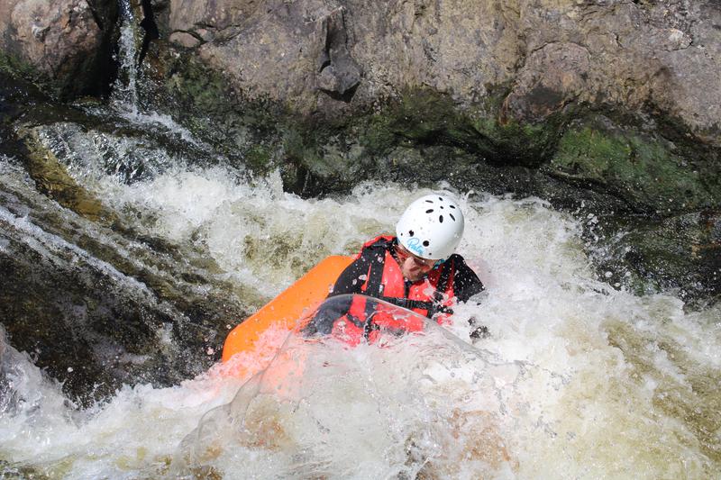 river tubing big splash on the River Tummel